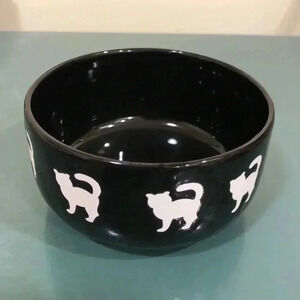 Vintage Waechtersbach ceramic cat bowl.